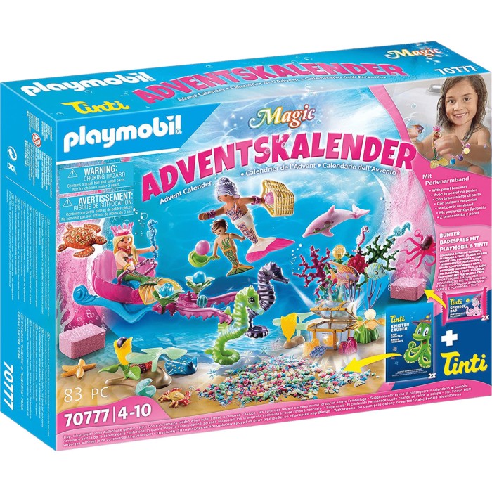 Playmobil Magic Advent Calendar Magical Mermaids για 4-10 ετών