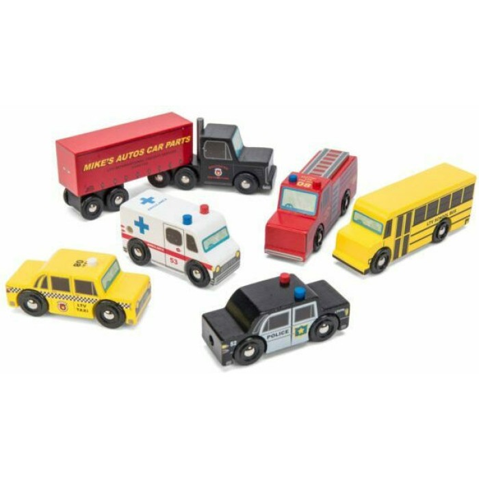 Le Toy Van Ξύλινο Σετ με Οχήματα