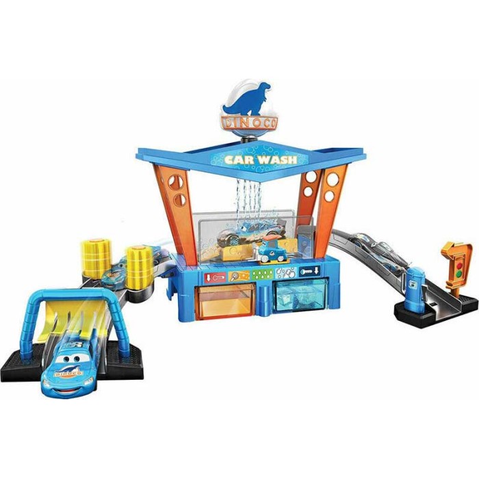 Πίστα Cars Color Change Dinoco Car Wash για 4+ Ετών