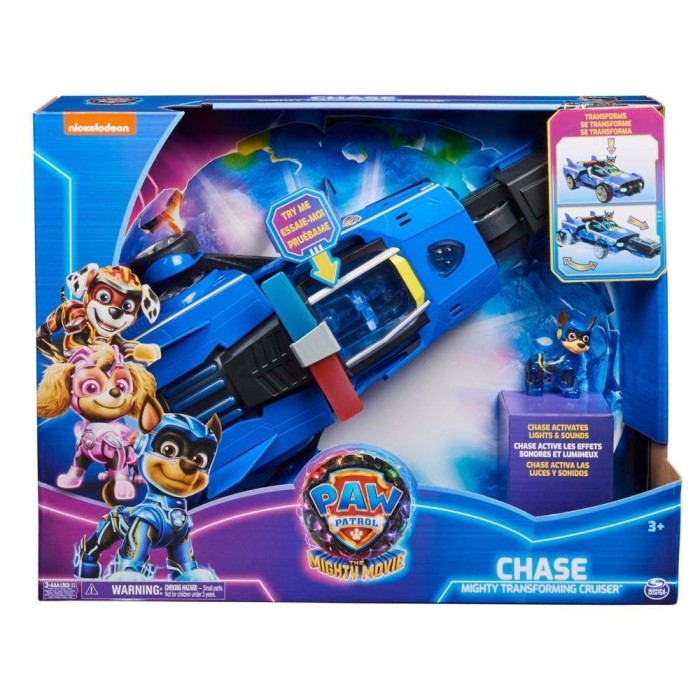 Spin Master Paw Patrol: The Mighty Movie - Chase Mighty Transforming Cruiser