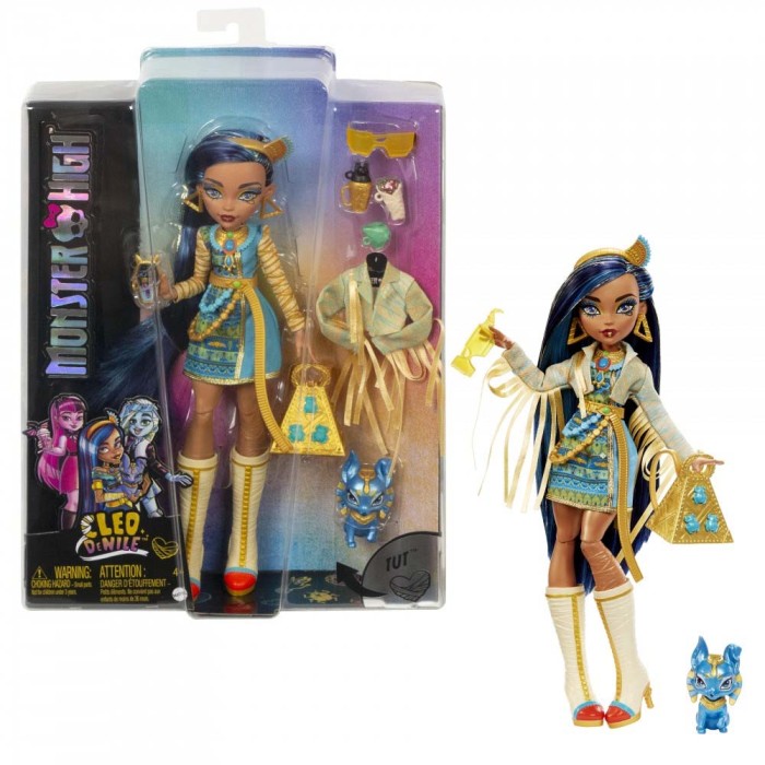 Mattel Κούκλα Monster High Tut Cleo De Nile Doll για 4+ Ετών