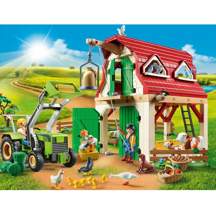 Playmobil Φάρμα με ζώα και τρακτέρ