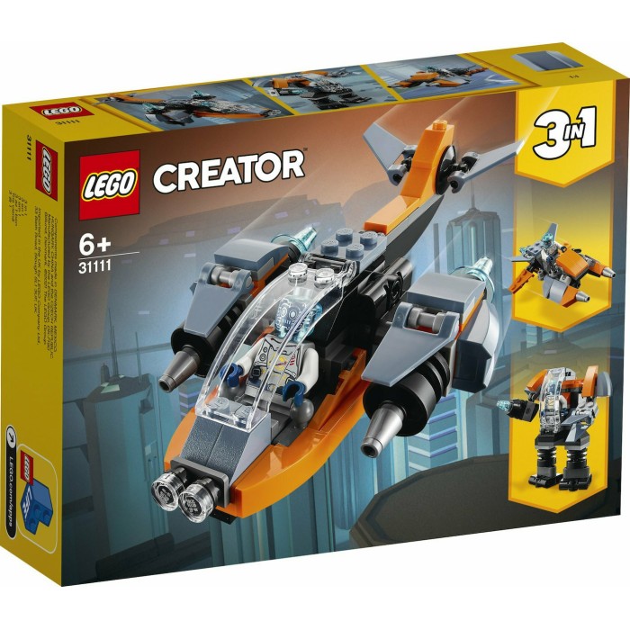 Lego Creator: 3 In 1 Cyber Drone για 6+ ετών