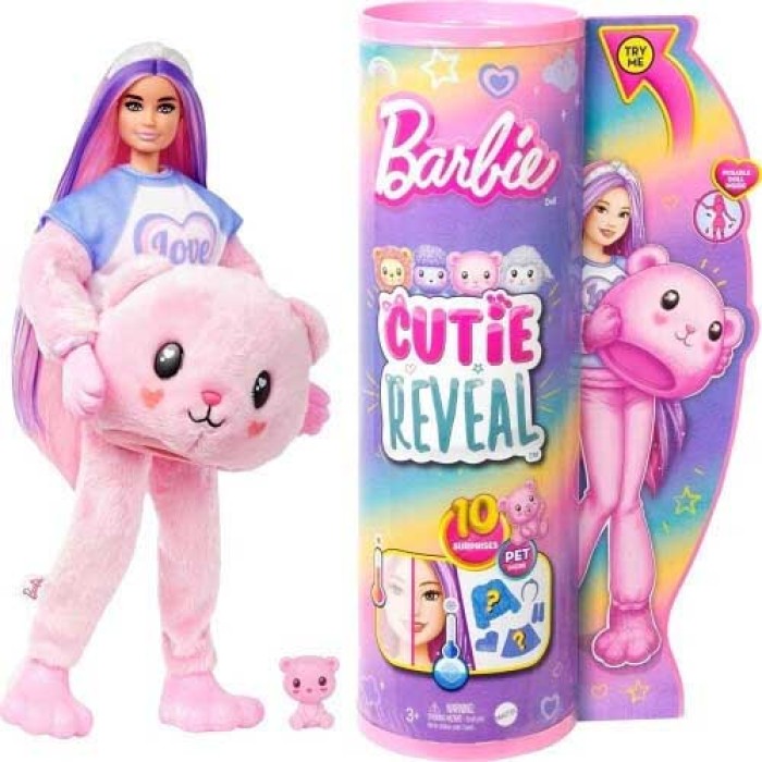 Mattel Κούκλα Barbie Cutie Reveal για 3+ Ετών