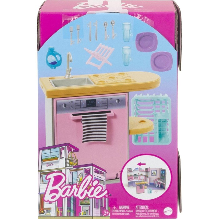 Barbie Έπιπλα Dishwasher για 3+ Ετών