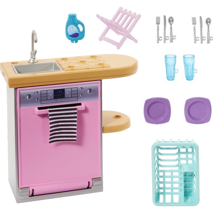Barbie Έπιπλα Dishwasher για 3+ Ετών
