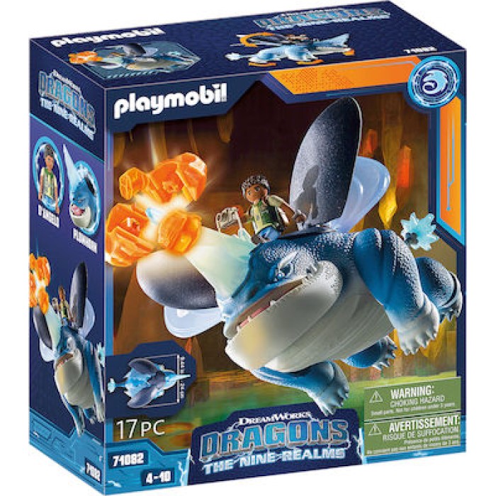 Playmobil Dragons The Nine Realms - Plowhorn & D'Angelo για 4-10 ετών