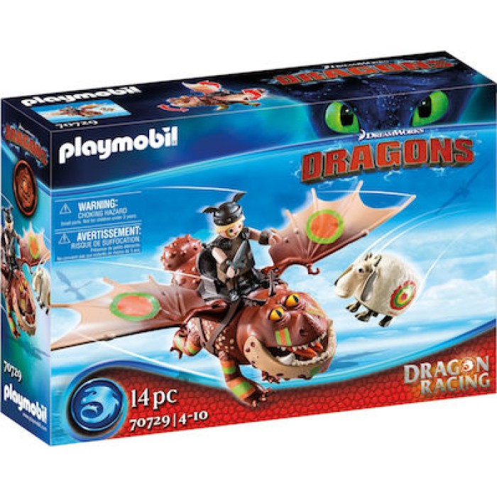 Playmobil Dragons Λέπιας και Χοντροκέφαλος για 4-10 ετών