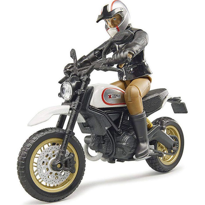 Bruder - Μηχανή Ducati off road με Aναβάτη
