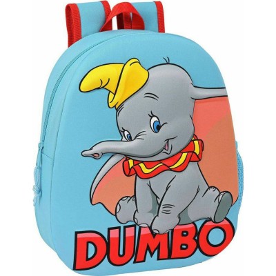 Safta Dumbo 3D Σχολική Τσάντα Πλάτης Νηπιαγωγείου σε Γαλάζιο χρώμα 