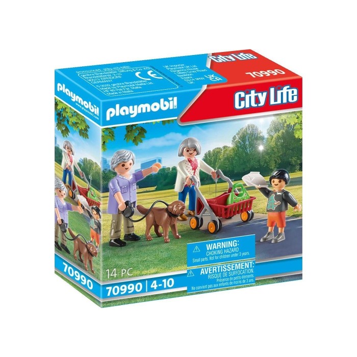 Playmobil City Life Παππούς και Γιαγιά με Εγγονάκι