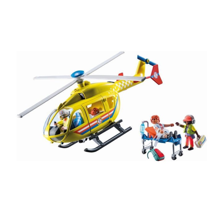 Playmobil City Life Ελικόπτερο Πρώτων Βοηθειών για 4-10 ετών