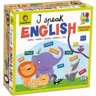 Ludattica Εκπαιδευτικό Παιχνίδι Montessori I Speak English - Animals