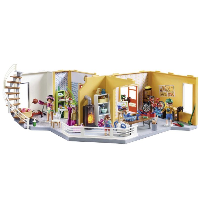 Playmobil City Life Επιπλωμένη Επέκταση Ορόφου για το Μοντέρνο Σπίτι για 4-10 ετών