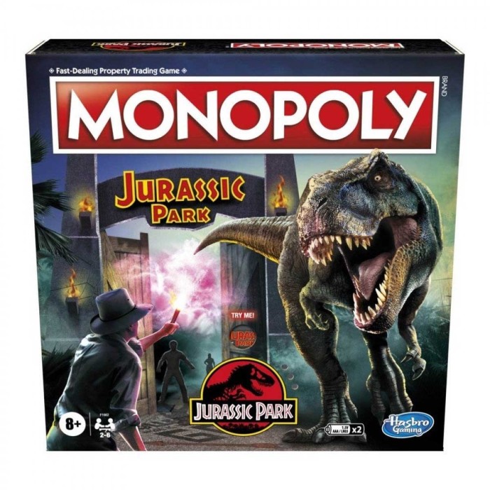 Hasbro Επιτραπέζιο Παιχνίδι Monopoly: Jurassic Park για 2-6 Παίκτες 8+ Ετών