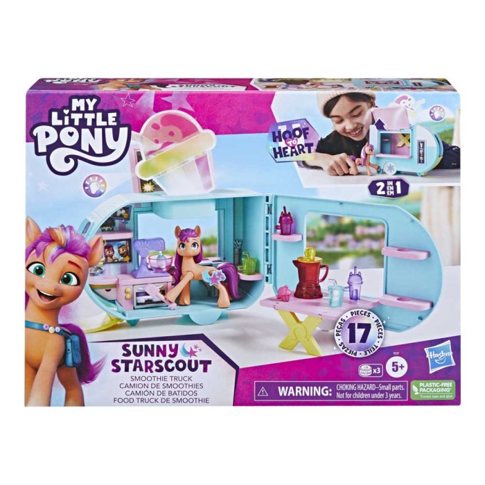 Hasbro Παιχνίδι Μινιατούρα My Little Pony Sunny Starscout - Smoothie Truck για 5+ Ετών