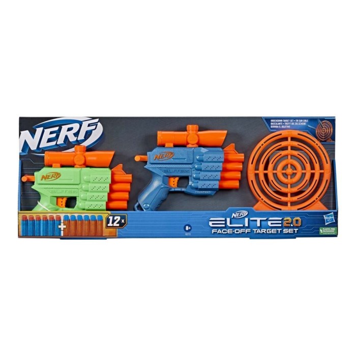 Nerf Εκτοξευτής Face off Target Elite 2.0 για 8+ Ετών