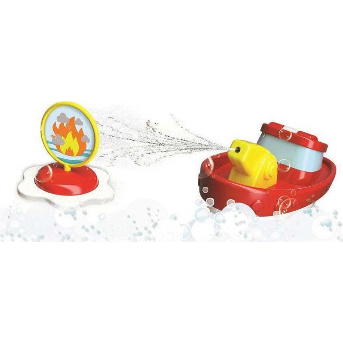 Bburago Splash N Play Βαρκούλα Μπάνιου Πυροσβεστικό για 24+ Μηνών