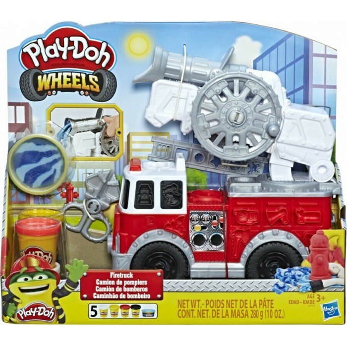 Play-Doh Πλαστελίνη - Παιχνίδι Wheels Fire Truck για 3+ Ετών