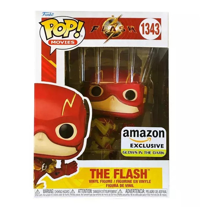 Funko Pop! Movies: The Flash - The Flash (Running) Glows in the Dark Special Edition (Exclusive)