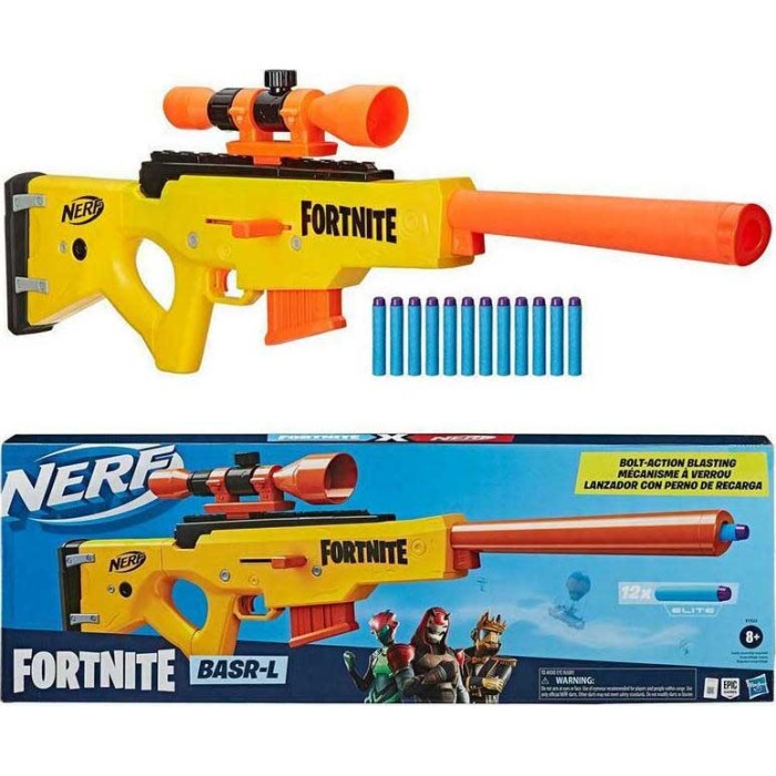 Nerf Εκτοξευτής Basr-L Bolt Fortnite για 8+ Ετών