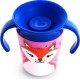 Munchkin Παιδικό Ποτηράκι "Miracle 360° Wildlove Sippy" από Πλαστικό Μπλε