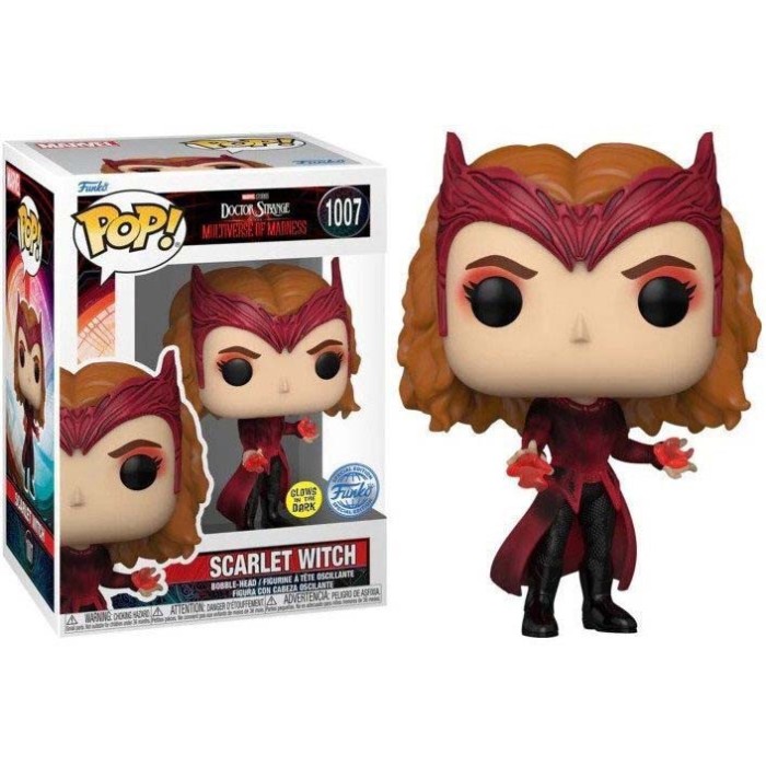 Funko Pop! Marvel: Doctor Strange in the Multiverse - Scarlet Witch 1007 Glows in the Dark Special Edition (Exclusive)