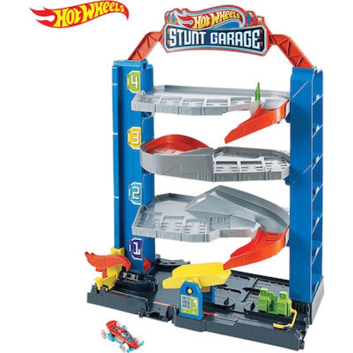 Πίστα Hot Wheels Stunt Garage Play Set για 4+ Ετών