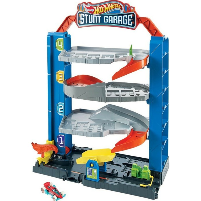Παιχνιδολαμπάδα Hot Wheels City Γκαράζ για 4+ Ετών Mattel