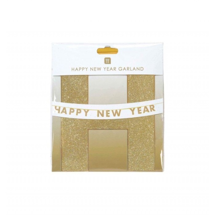 Γιρλάντα Luxe Happy New Year Gold Garland