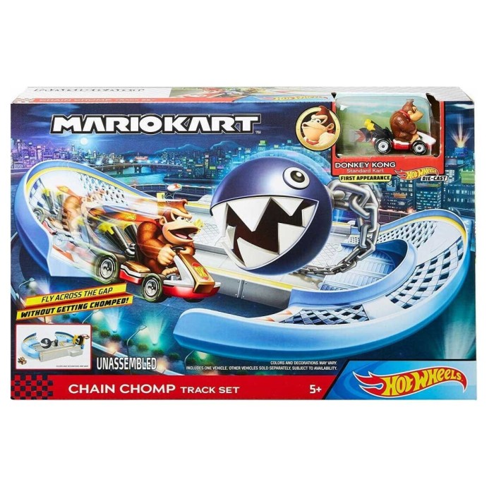 Mattel Πίστα Hot Wheels Mario Kart Chain Chomp για 3+ Ετών