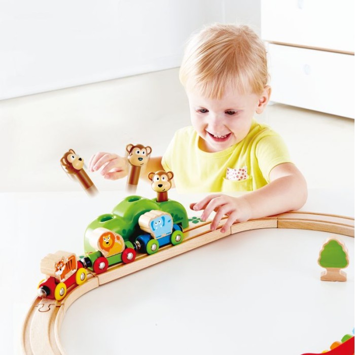 Hape Music and Monkeys Railway - Μουσικός Σιδηρόδρομος Με Μαϊμουδάκια 