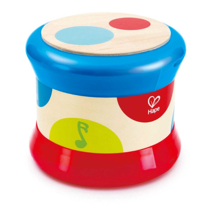 Hape Early Melodies Ξύλινο Τύμπανο Baby Drum 