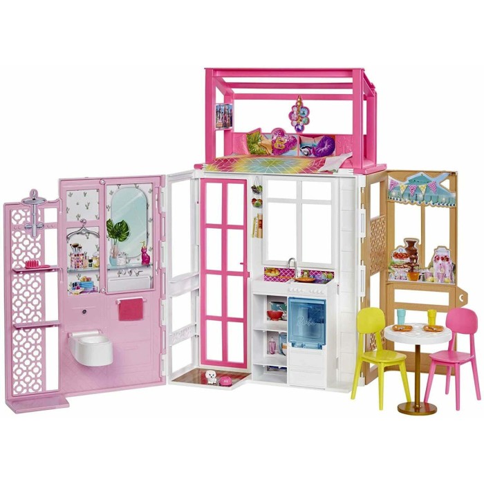 Barbie Βαλιτσάκι Πλαστικό Κουκλόσπιτο