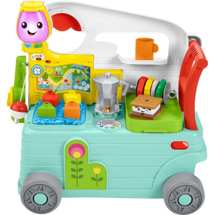 Fisher Price Εκπαιδευτικό Τροχόσπιτο 3 σε 1 Smart Stages με Μουσική για 9+ Μηνών