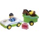 Playmobil 123 Car With Horse Trailer για 1.5+ ετών