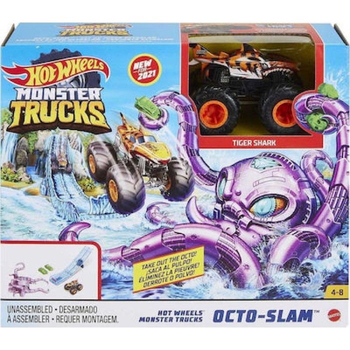 Πίστα Hot Wheels Monster Trucks Octo-Slam για 4+ Ετών
