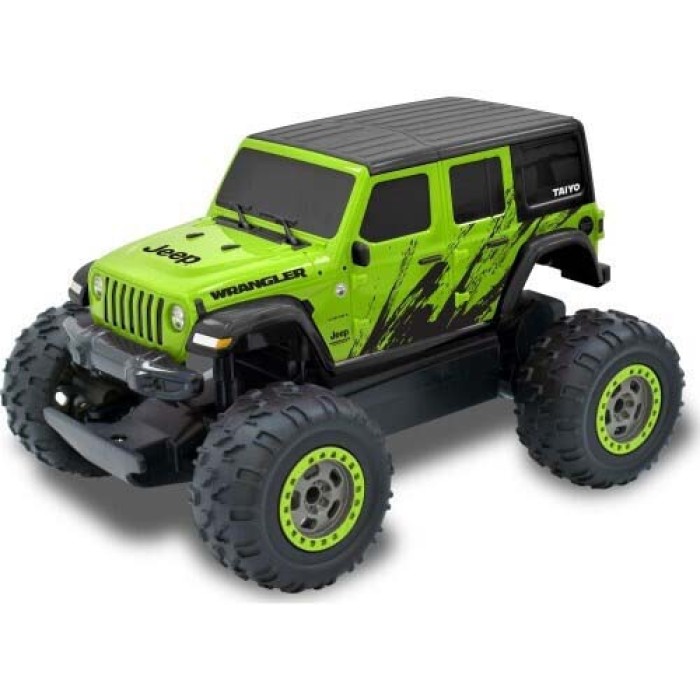 Jeep Wrangler Sahara Unlimited Τηλεκατευθυνόμενο Αυτοκίνητο Πράσινο 1:22