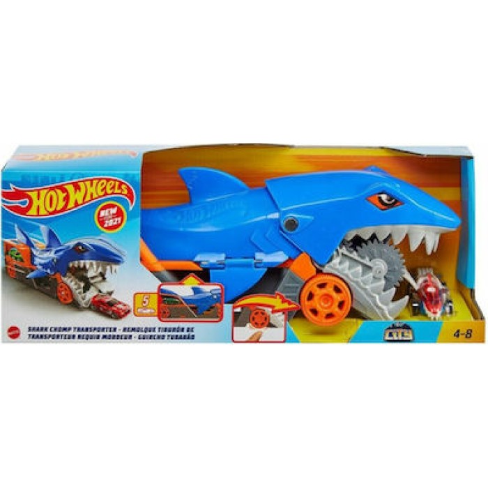 Mattel Σετ Φορτηγό Hot Wheels Καρχαρίας για 4+ Ετών