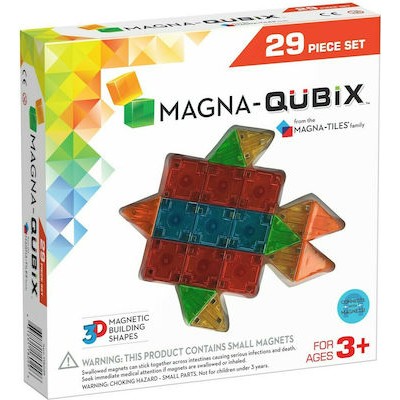 Magna-Tiles Μαγνητικό Παιχνίδι Κατασκευών QuBix για Παιδιά 3+ Ετών