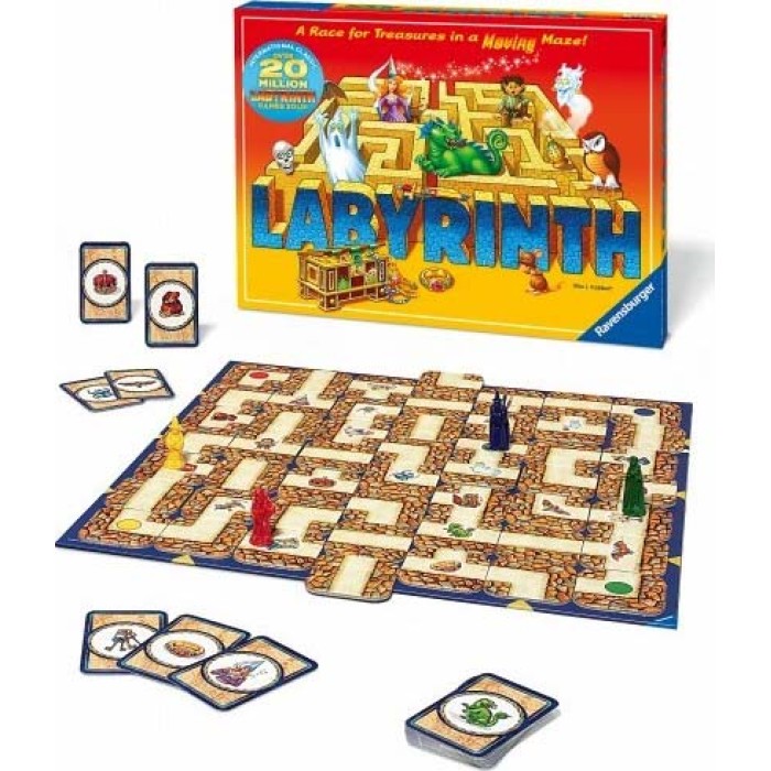Ravensburger Επιτραπέζιο Παιχνίδι Λαβύρινθος Κυνήγι Θησαυρού για 2-4 Παίκτες 8+ Ετών