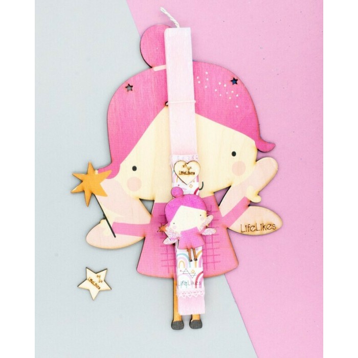 Λαμπάδα Pink Fairy