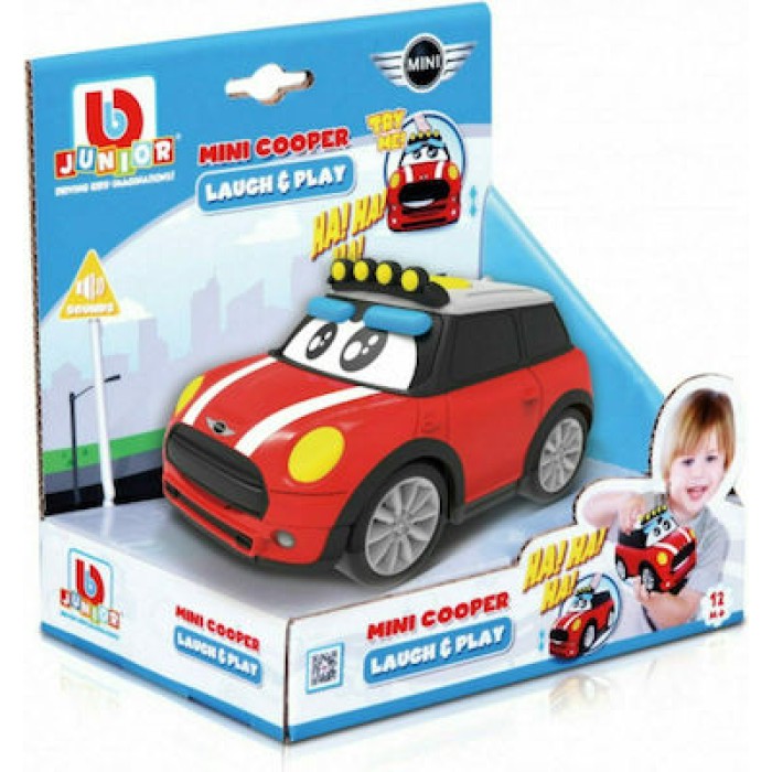 BB Junior Αυτοκινητάκι Laugh & Play Mini Cooper για 1.5+ Ετών