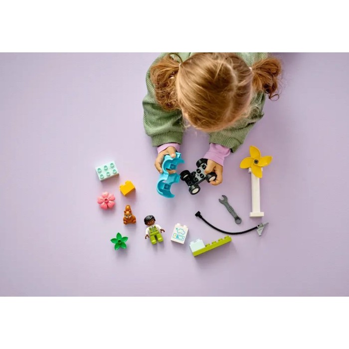 Lego Duplo Wind Turbine & Electric Car για 2+ ετών