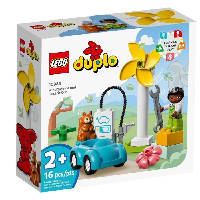 Lego Duplo Wind Turbine & Electric Car για 2+ ετών