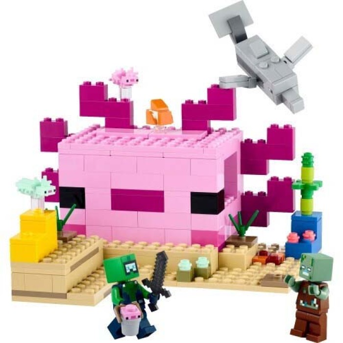 Lego Minecraft The Axolotl House για 7+ ετών