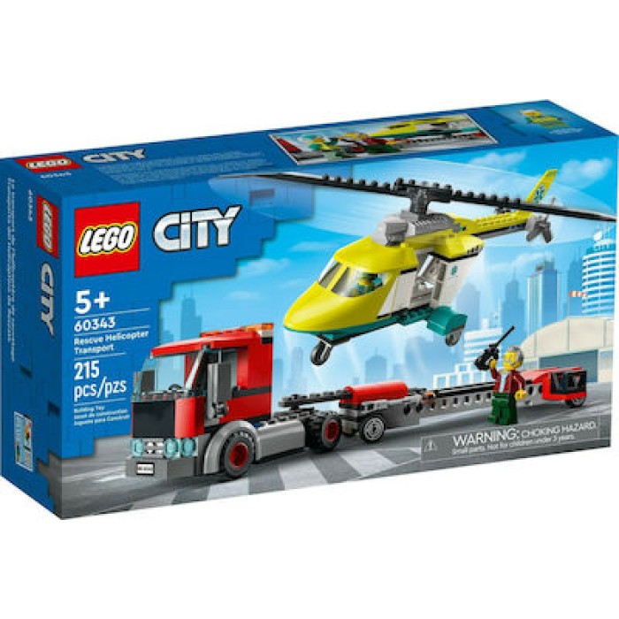Lego City: Rescue Helicopter Transporter για 5+ ετών