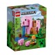 Lego Minecraft: The Pig House Building Set With Alex And Creeper για 8+ ετών
