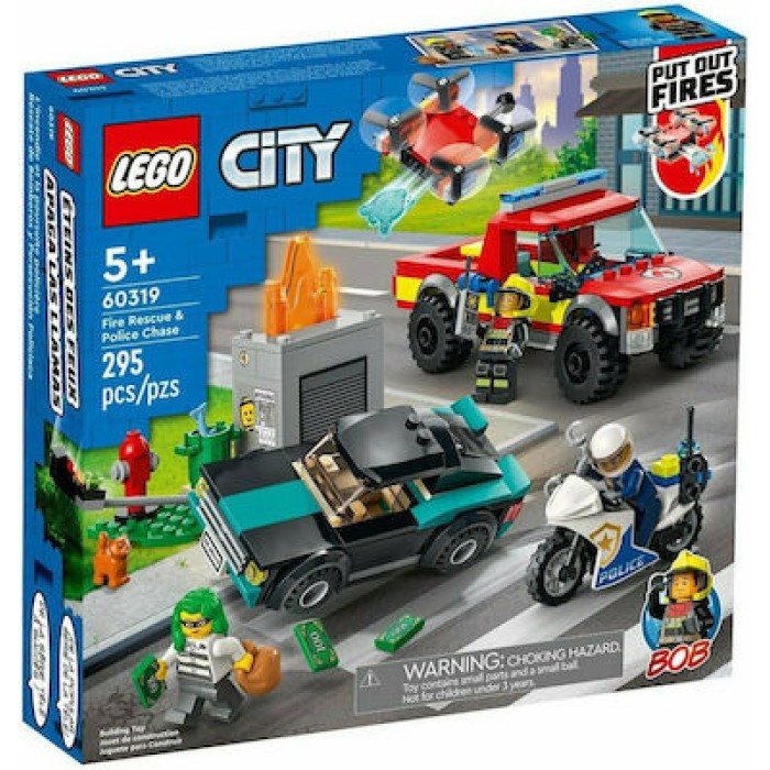 Lego City: Fire Rescue Police Chase για 5+ ετών