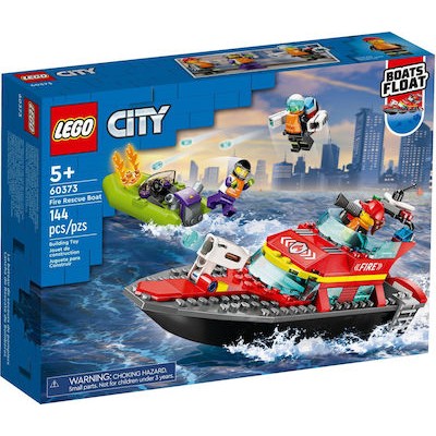 Lego City Fire Rescue Boat για 5+ ετών